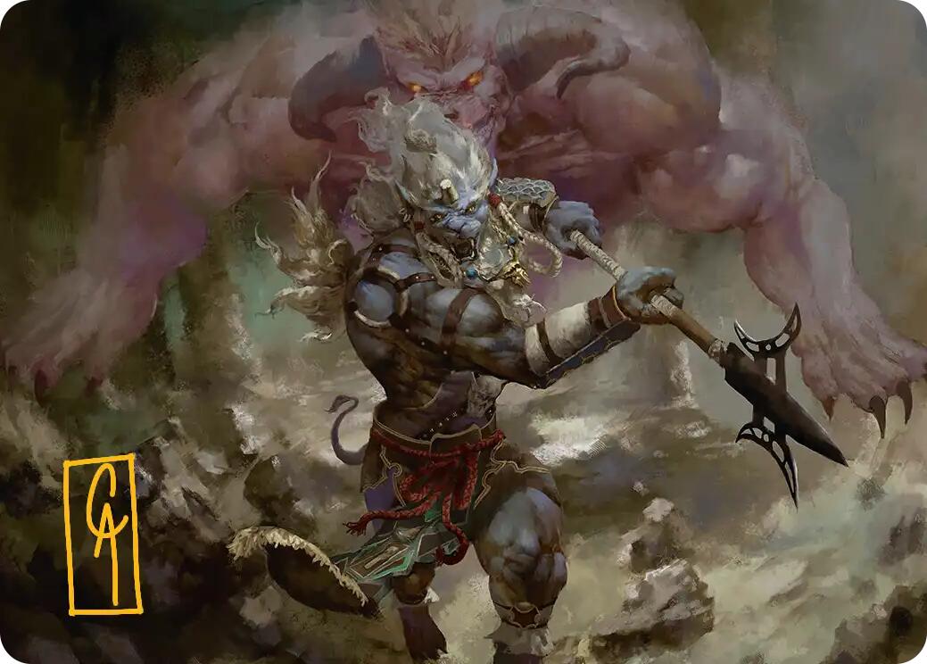 Kimahri, Valiant Guardian Art Card (Gold-Stamped Signature) [FINAL FANTASY Art Series] | Impulse Games and Hobbies