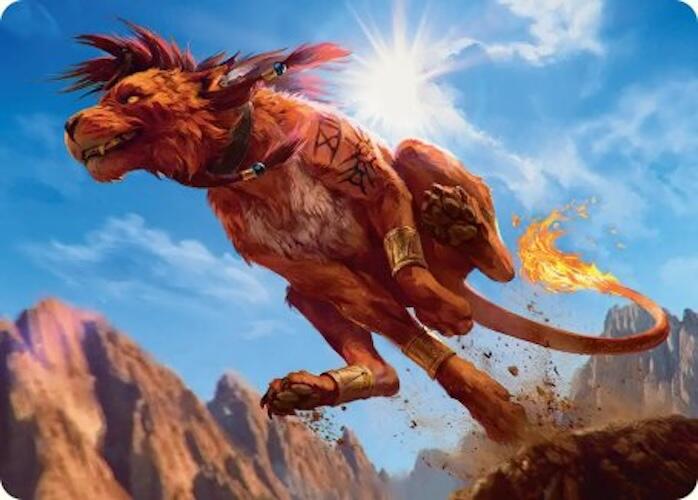 Red XIII, Proud Warrior Art Card [FINAL FANTASY Art Series] | Impulse Games and Hobbies