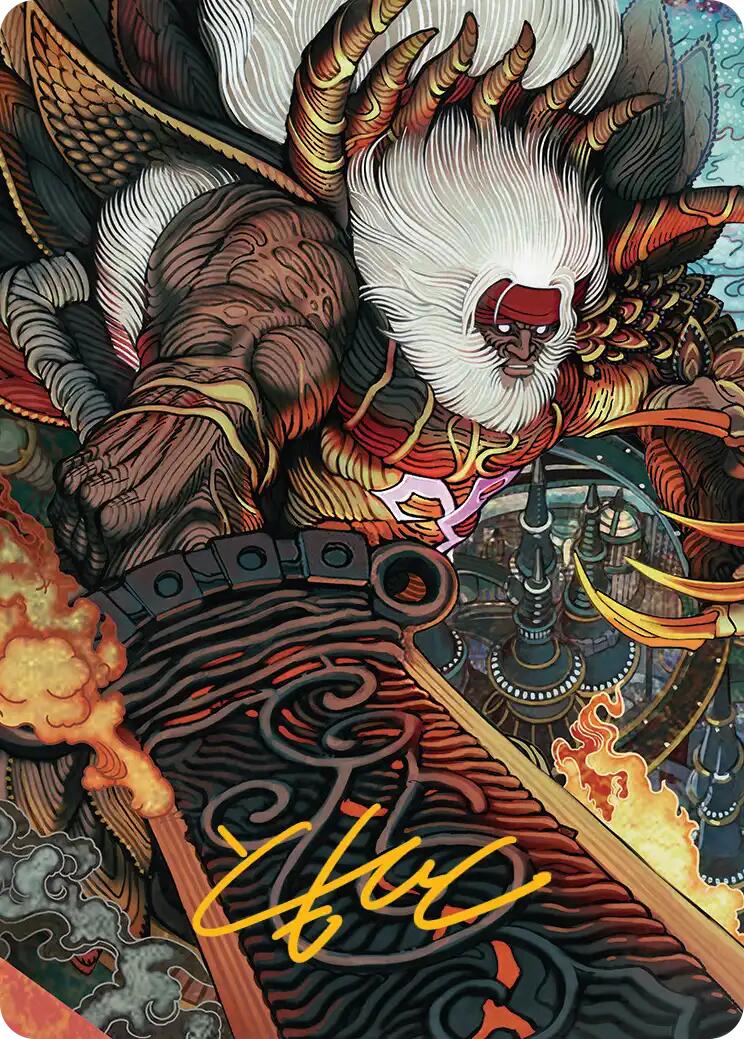 Braska's Final Aeon Art Card (Gold-Stamped Signature) [FINAL FANTASY Art Series] | Impulse Games and Hobbies