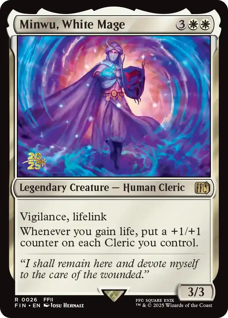 Minwu, White Mage [FINAL FANTASY Prerelease Promo] | Impulse Games and Hobbies
