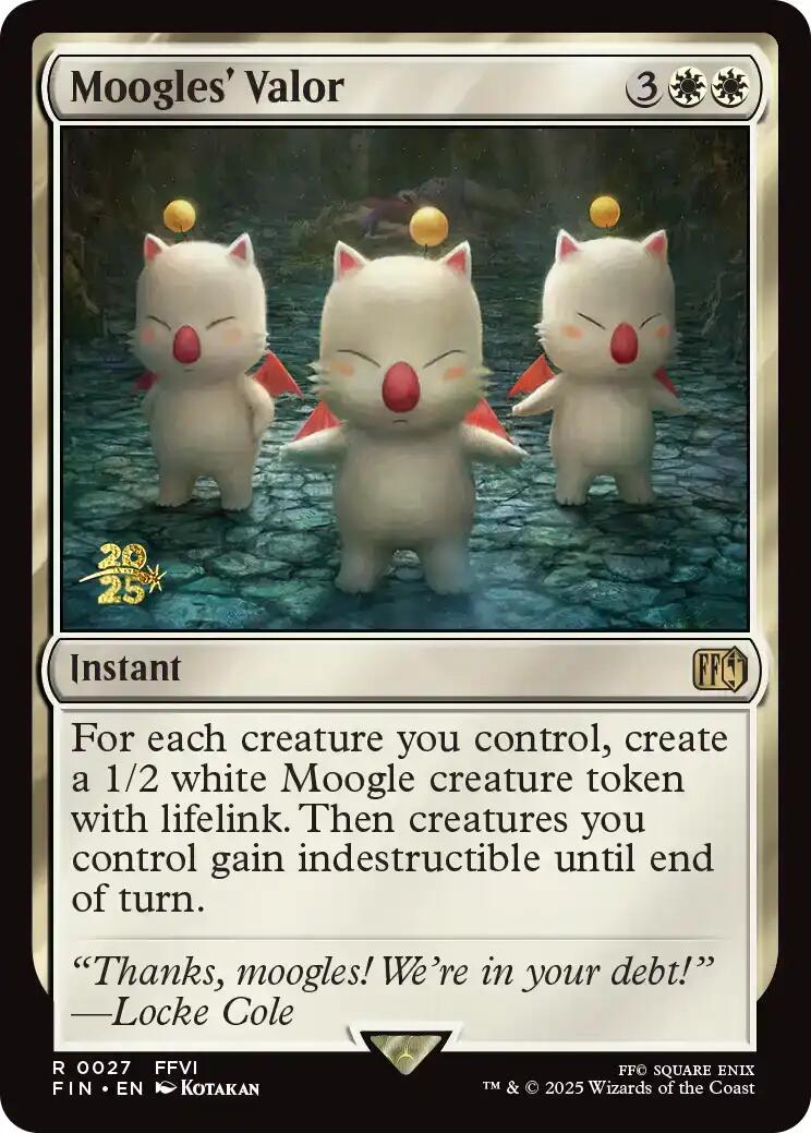 Moogles' Valor [FINAL FANTASY Prerelease Promo] | Impulse Games and Hobbies