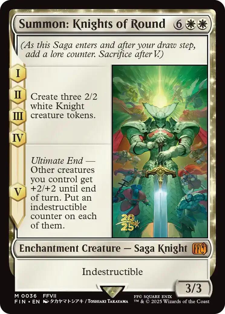 Summon: Knights of Round [FINAL FANTASY Prerelease Promo] | Impulse Games and Hobbies
