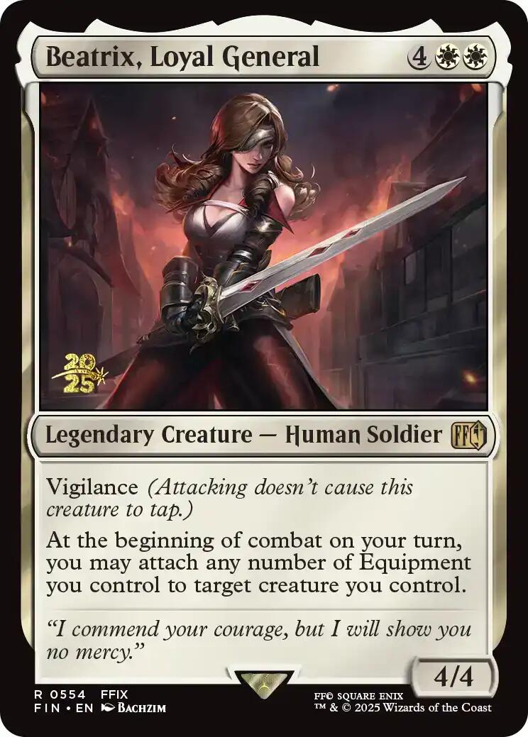 Beatrix, Loyal General [FINAL FANTASY Prerelease Promo] | Impulse Games and Hobbies