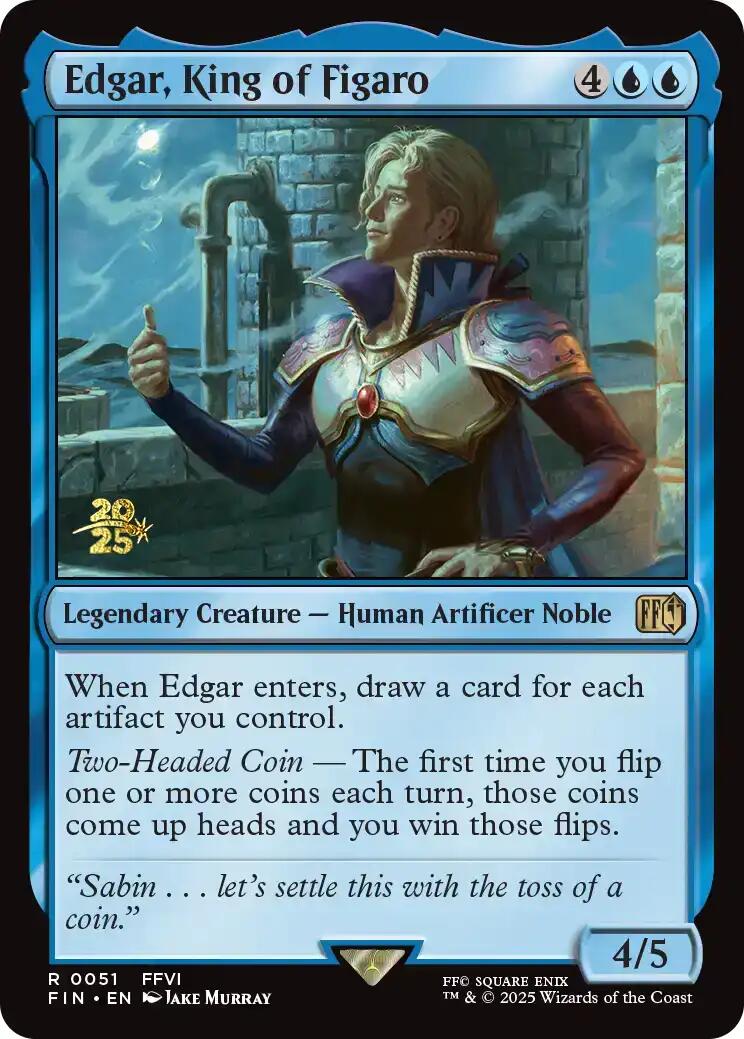 Edgar, King of Figaro [FINAL FANTASY Prerelease Promo] | Impulse Games and Hobbies