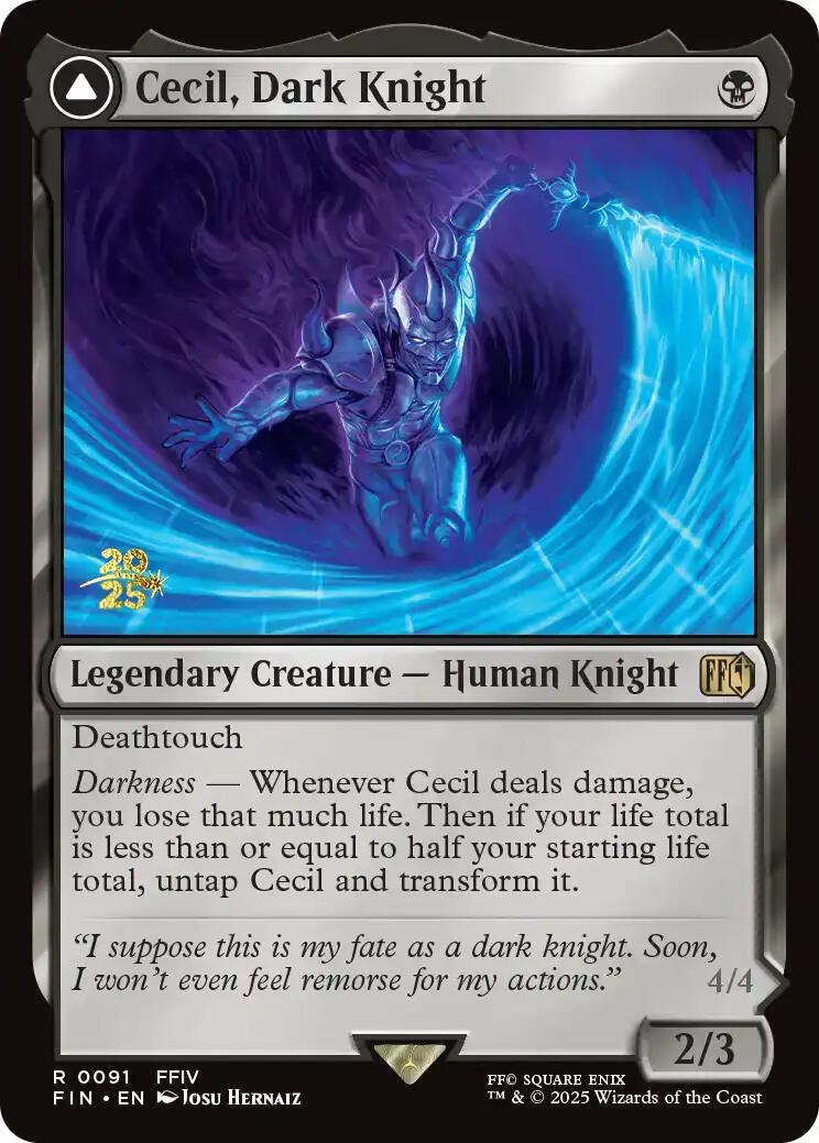 Cecil, Dark Knight [FINAL FANTASY Prerelease Promo] | Impulse Games and Hobbies