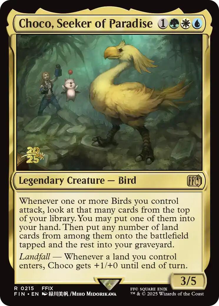 Choco, Seeker of Paradise [FINAL FANTASY Prerelease Promo] | Impulse Games and Hobbies