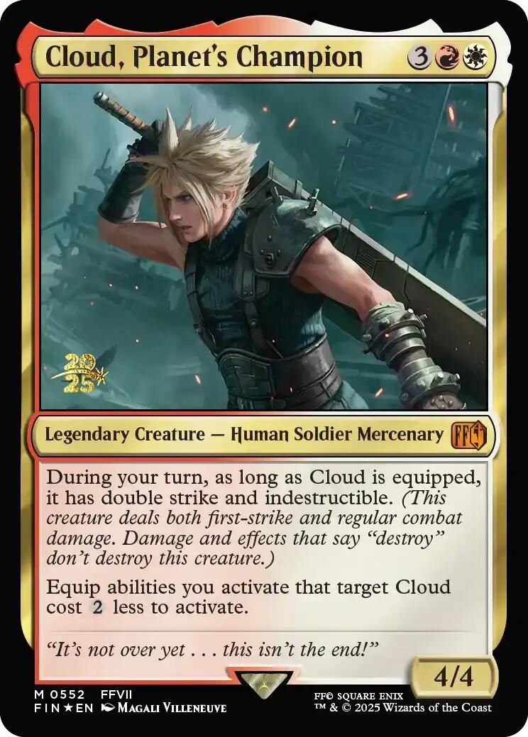 Cloud, Planet's Champion [FINAL FANTASY Prerelease Promo] | Impulse Games and Hobbies