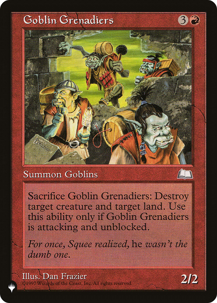 Goblin Grenadiers [The List Reprints] | Impulse Games and Hobbies