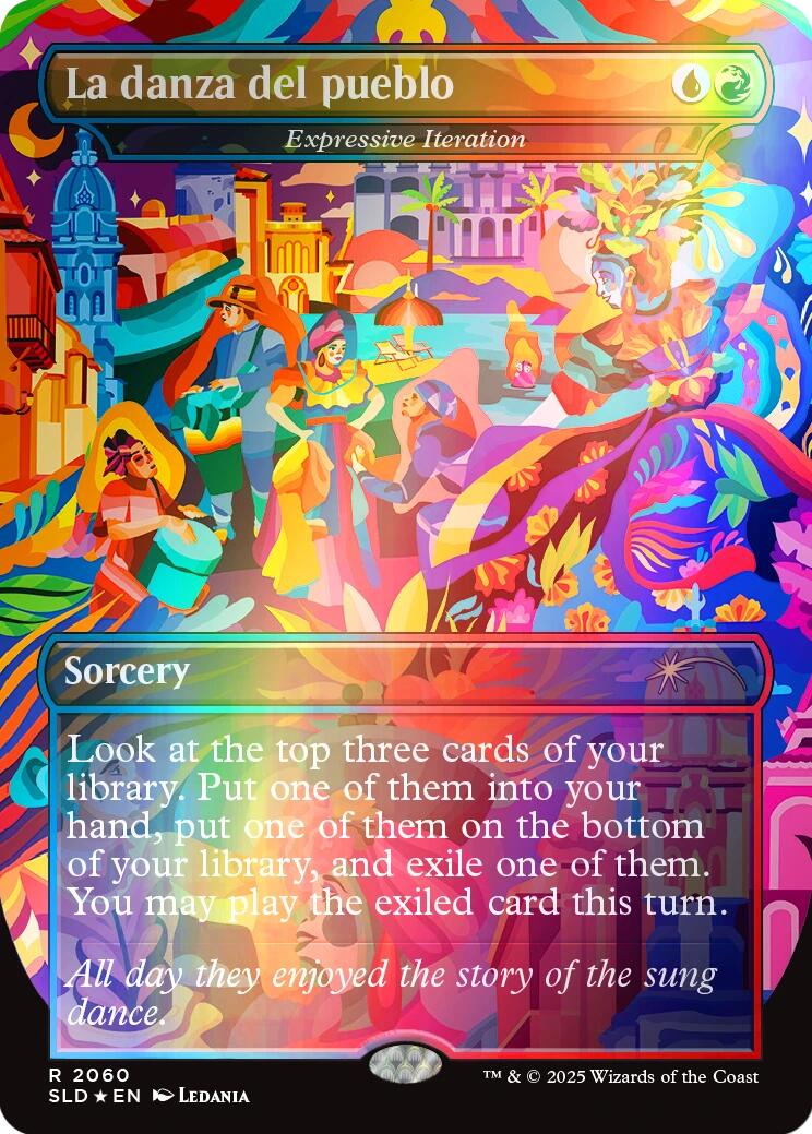 La danza del pueblo - Expressive Iteration (Rainbow Foil) [Secret Lair Drop Series] | Impulse Games and Hobbies