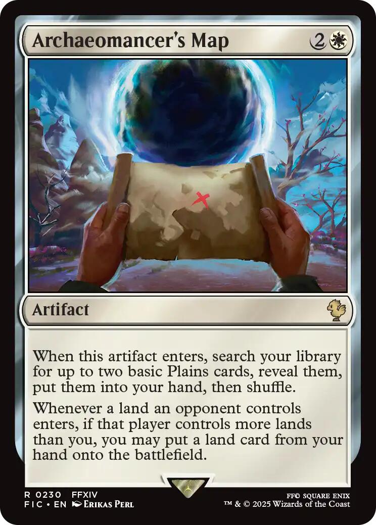 Archaeomancer's Map (Surge Foil) [FINAL FANTASY Commander] | Impulse Games and Hobbies