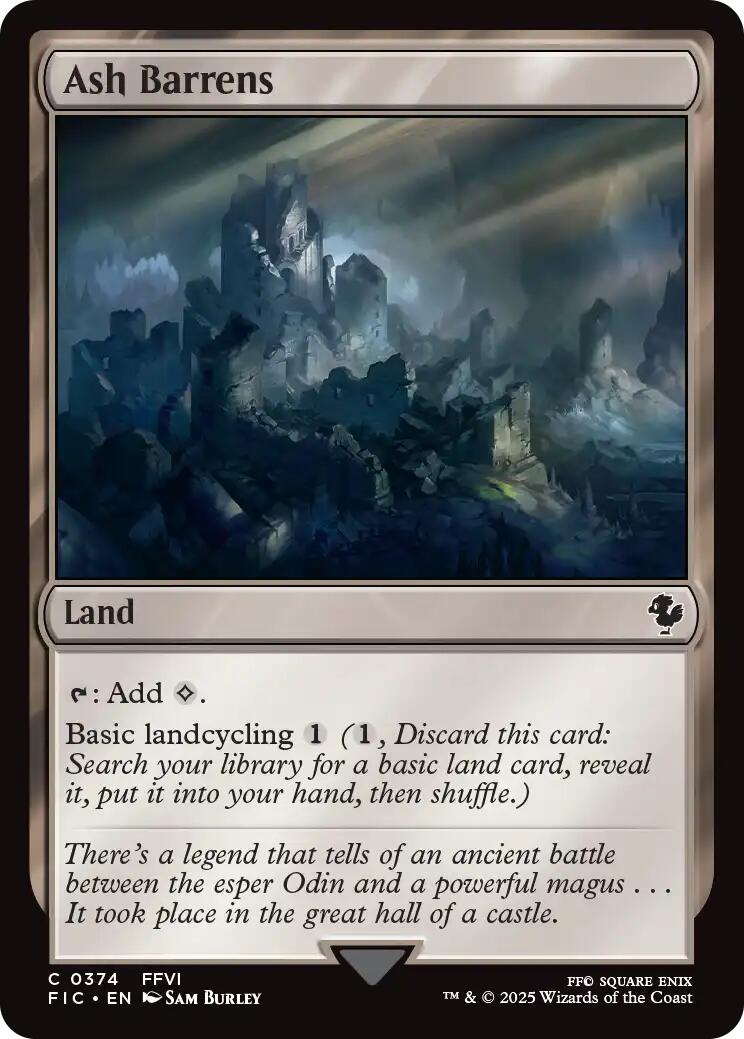 Ash Barrens (Surge Foil) [FINAL FANTASY Commander] | Impulse Games and Hobbies