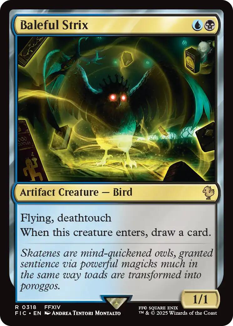 Baleful Strix (Surge Foil) [FINAL FANTASY Commander] | Impulse Games and Hobbies