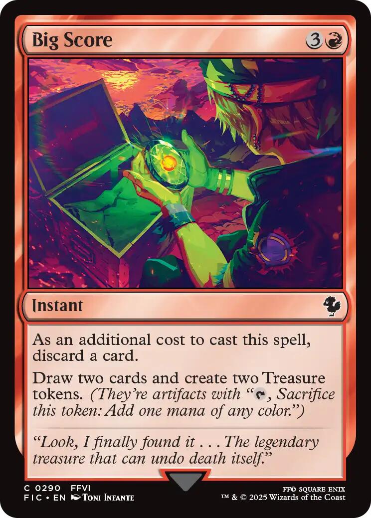 Big Score (Surge Foil) [FINAL FANTASY Commander] | Impulse Games and Hobbies