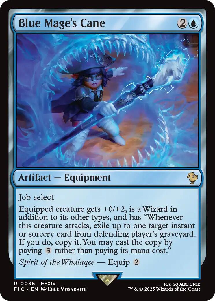 Blue Mage's Cane (Surge Foil) [FINAL FANTASY Commander] | Impulse Games and Hobbies
