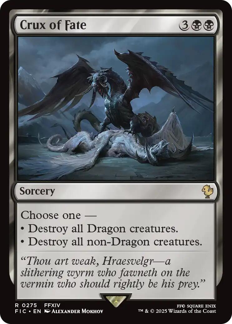 Crux of Fate (Surge Foil) [FINAL FANTASY Commander] | Impulse Games and Hobbies