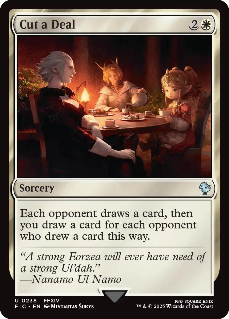 Cut a Deal (Surge Foil) [FINAL FANTASY Commander] | Impulse Games and Hobbies