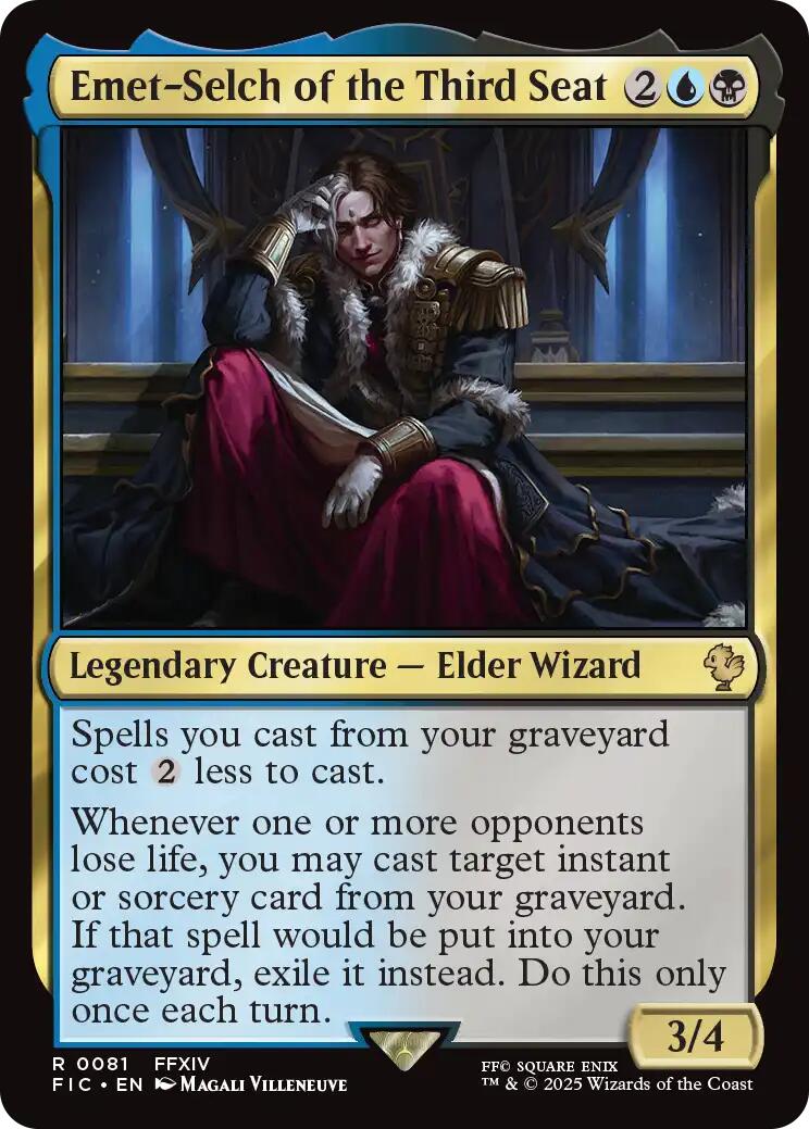 Emet-Selch of the Third Seat (Surge Foil) [FINAL FANTASY Commander] | Impulse Games and Hobbies