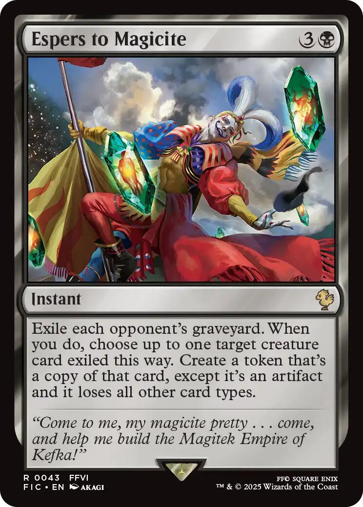 Espers to Magicite (Surge Foil) [FINAL FANTASY Commander] | Impulse Games and Hobbies