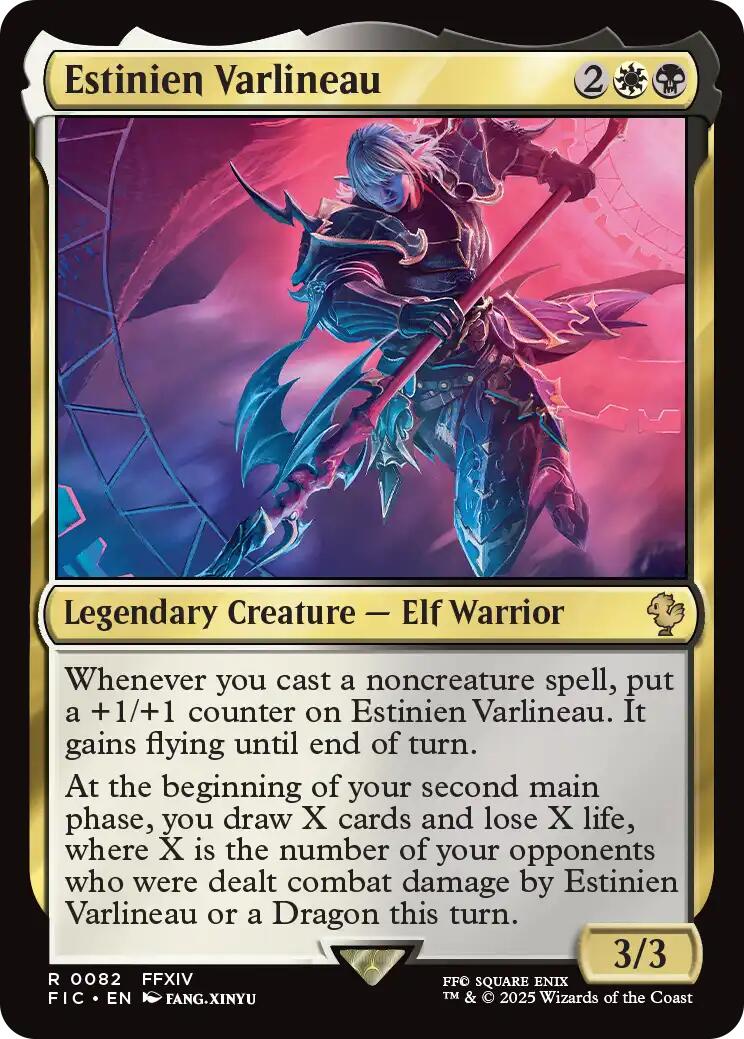 Estinien Varlineau (Surge Foil) [FINAL FANTASY Commander] | Impulse Games and Hobbies