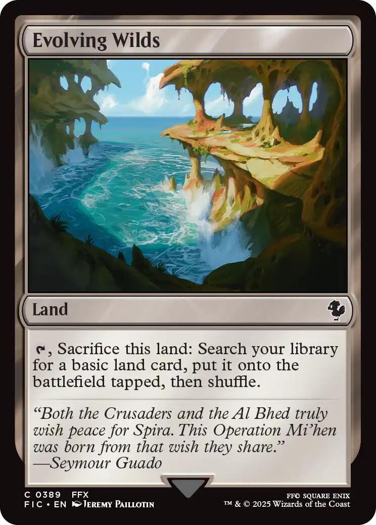 Evolving Wilds (Surge Foil) [FINAL FANTASY Commander] | Impulse Games and Hobbies