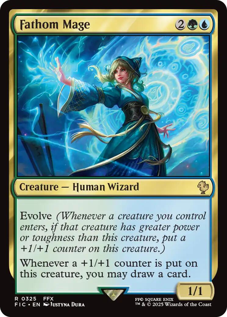 Fathom Mage (Surge Foil) [FINAL FANTASY Commander] | Impulse Games and Hobbies