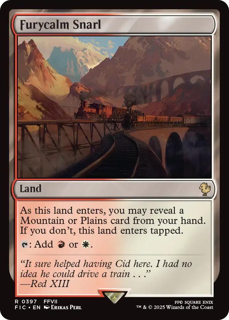 Furycalm Snarl (Surge Foil) [FINAL FANTASY Commander] | Impulse Games and Hobbies