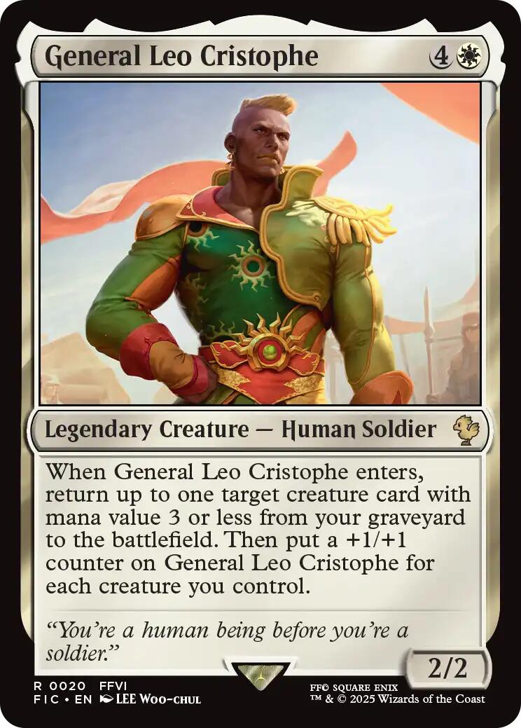 General Leo Cristophe (Surge Foil) [FINAL FANTASY Commander] | Impulse Games and Hobbies
