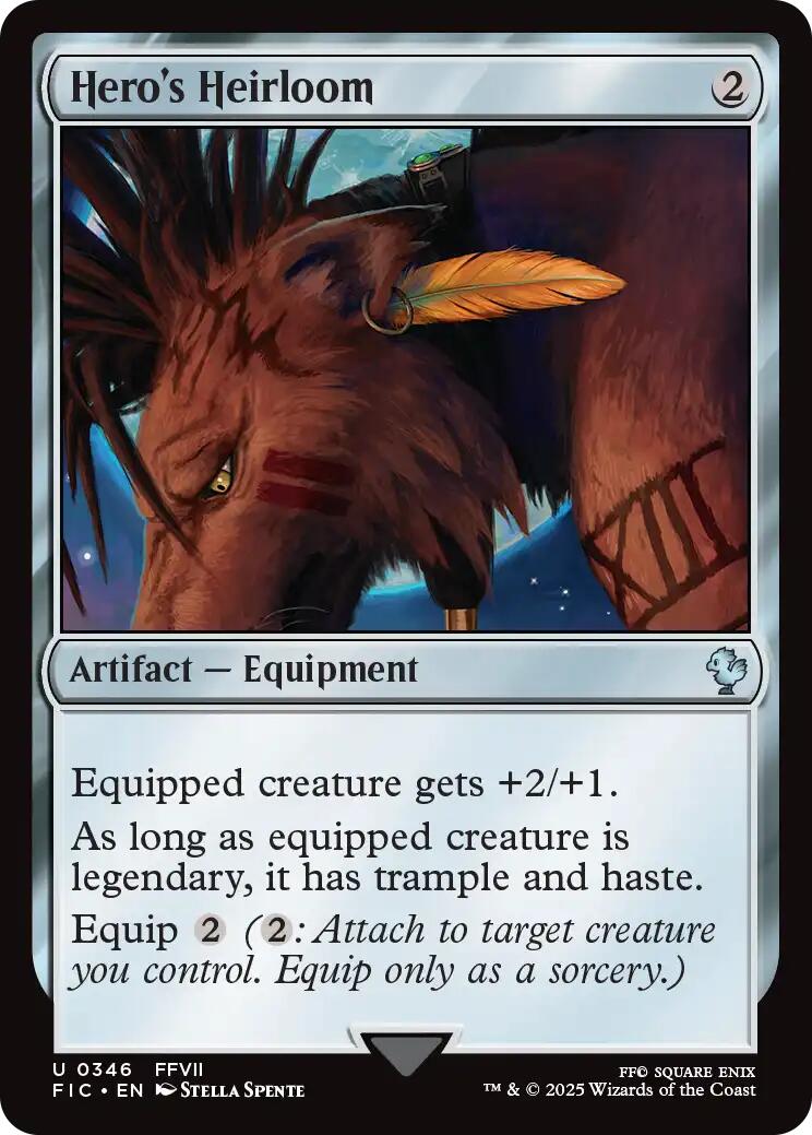 Hero's Heirloom (Surge Foil) [FINAL FANTASY Commander] | Impulse Games and Hobbies