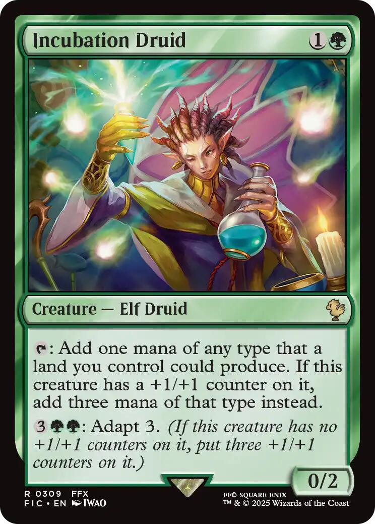 Incubation Druid (Surge Foil) [FINAL FANTASY Commander] | Impulse Games and Hobbies