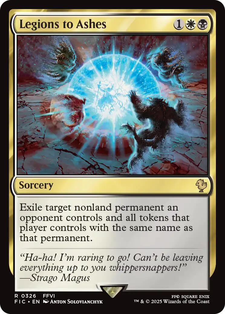 Legions to Ashes (Surge Foil) [FINAL FANTASY Commander] | Impulse Games and Hobbies