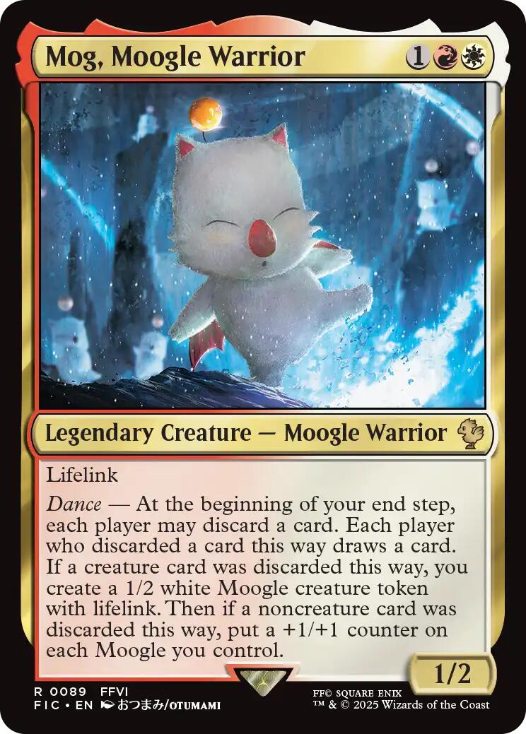 Mog, Moogle Warrior (Surge Foil) [FINAL FANTASY Commander] | Impulse Games and Hobbies