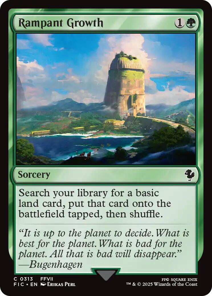 Rampant Growth (Surge Foil) [FINAL FANTASY Commander] | Impulse Games and Hobbies