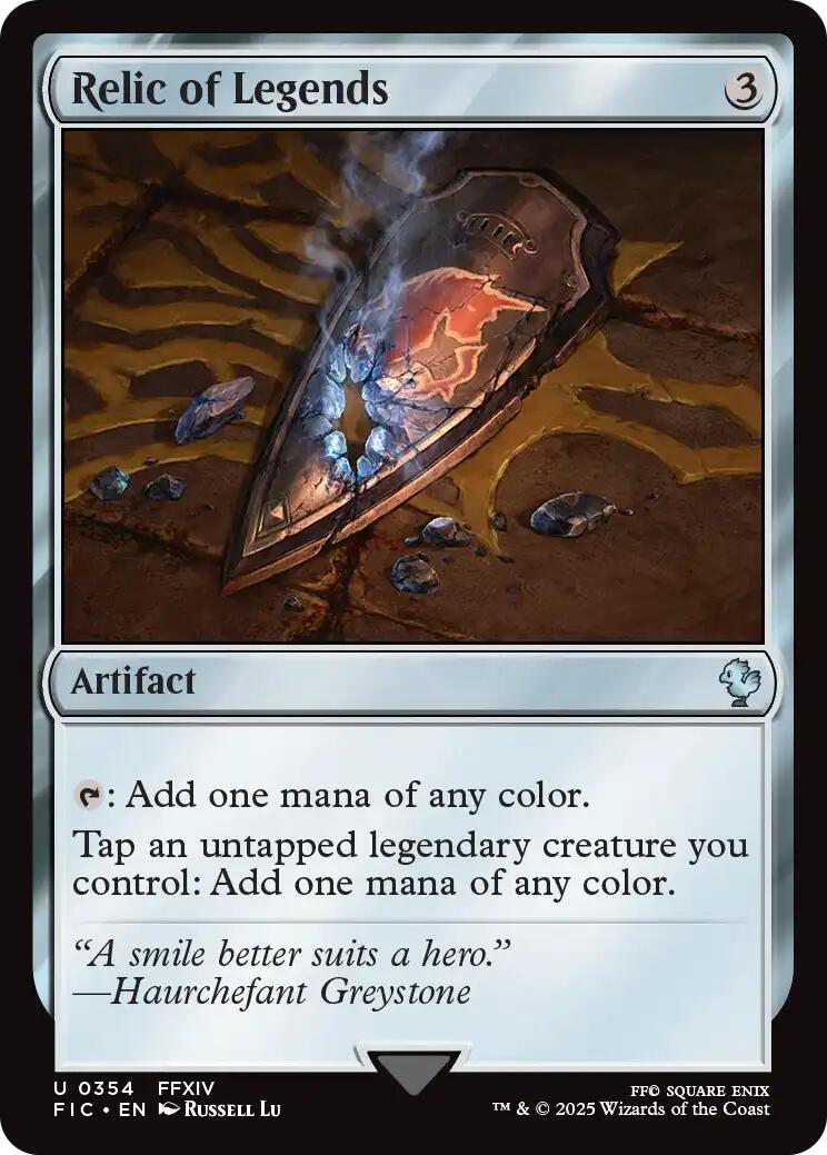 Relic of Legends (Surge Foil) [FINAL FANTASY Commander] | Impulse Games and Hobbies