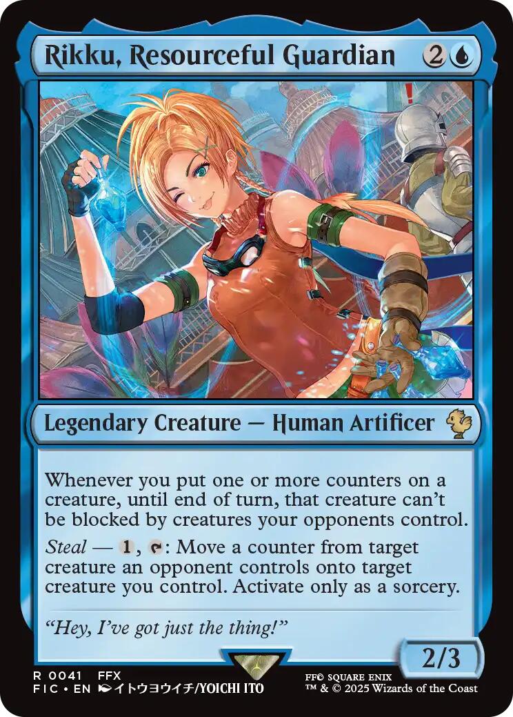 Rikku, Resourceful Guardian (Surge Foil) [FINAL FANTASY Commander] | Impulse Games and Hobbies