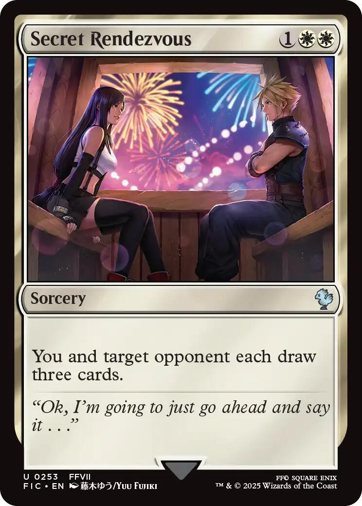 Secret Rendezvous (0253) (Surge Foil) [FINAL FANTASY Commander] | Impulse Games and Hobbies