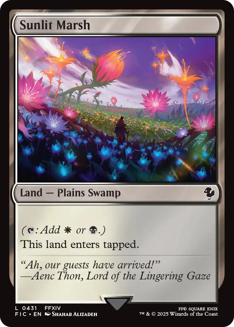 Sunlit Marsh (Surge Foil) [FINAL FANTASY Commander] | Impulse Games and Hobbies