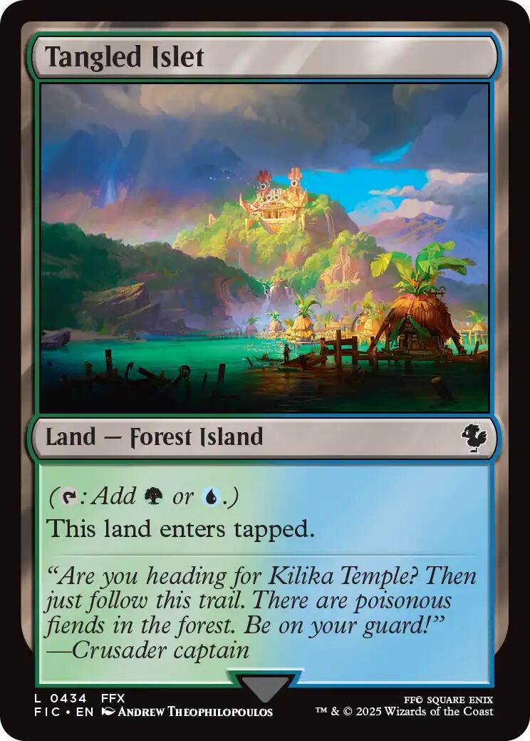 Tangled Islet (Surge Foil) [FINAL FANTASY Commander] | Impulse Games and Hobbies