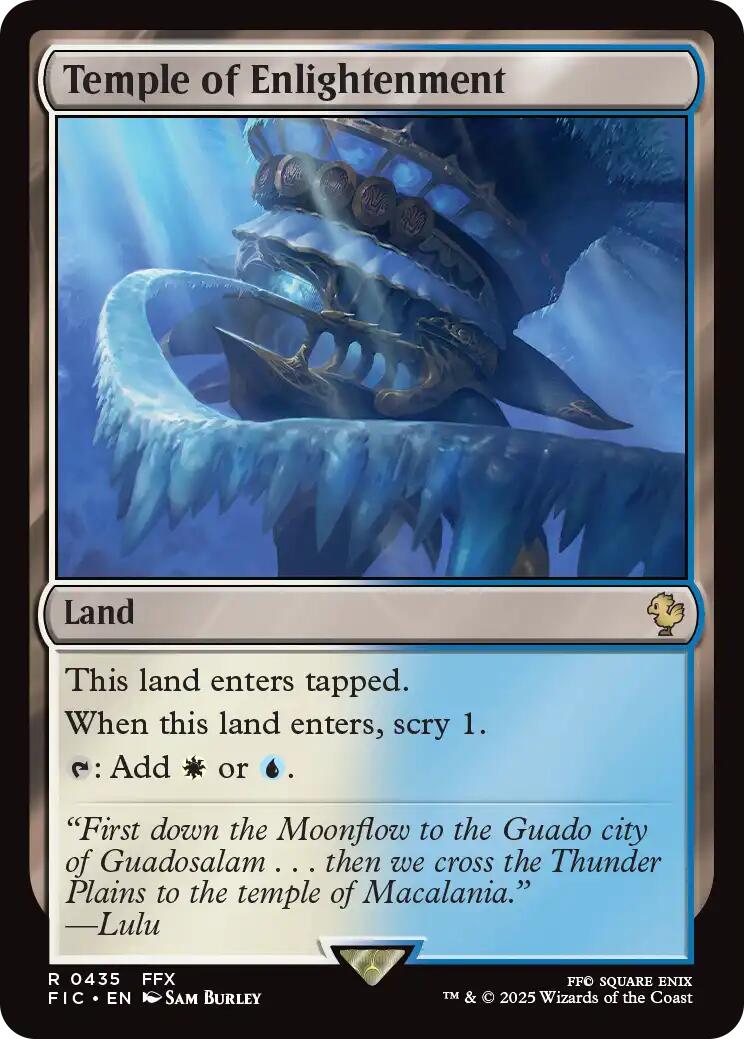 Temple of Enlightenment (Surge Foil) [FINAL FANTASY Commander] | Impulse Games and Hobbies