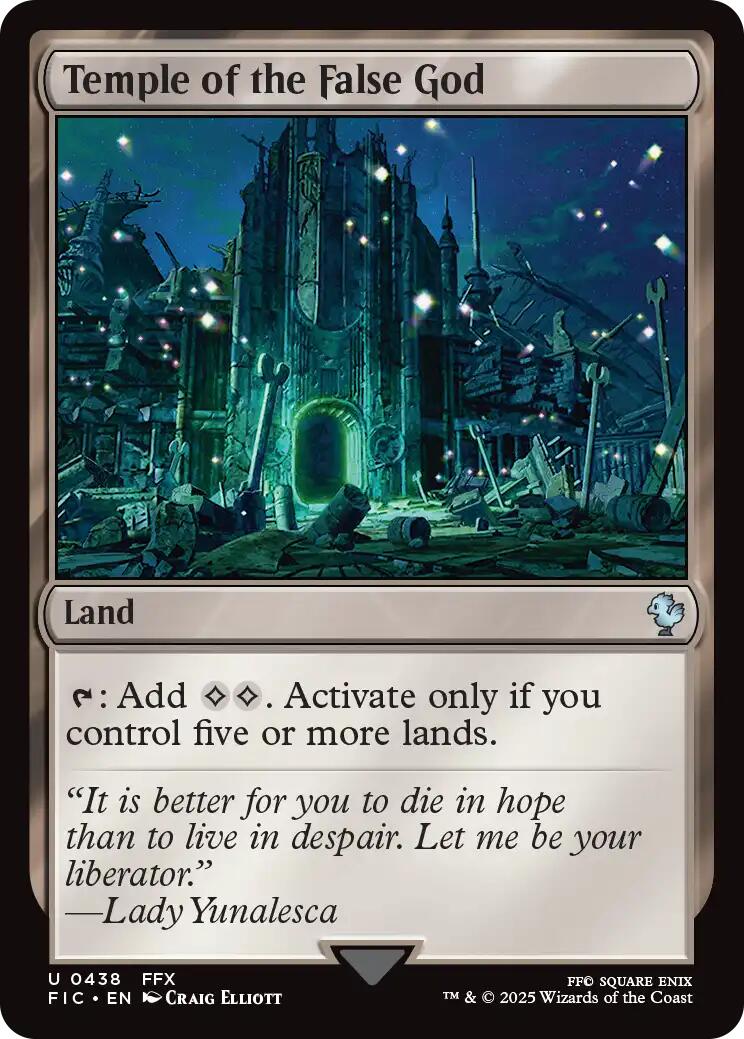 Temple of the False God (Surge Foil) [FINAL FANTASY Commander] | Impulse Games and Hobbies