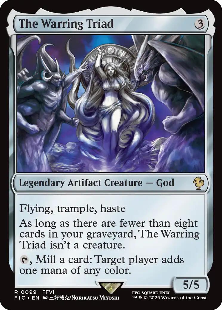 The Warring Triad (Surge Foil) [FINAL FANTASY Commander] | Impulse Games and Hobbies