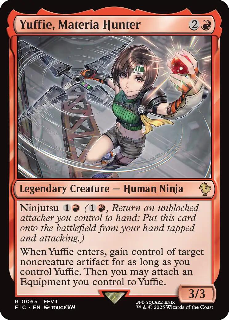 Yuffie, Materia Hunter (Surge Foil) [FINAL FANTASY Commander] | Impulse Games and Hobbies
