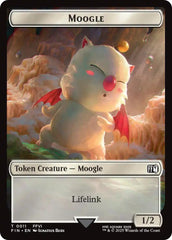 Moogle // Zombie Double-Sided Token [FINAL FANTASY Commander Tokens] | Impulse Games and Hobbies