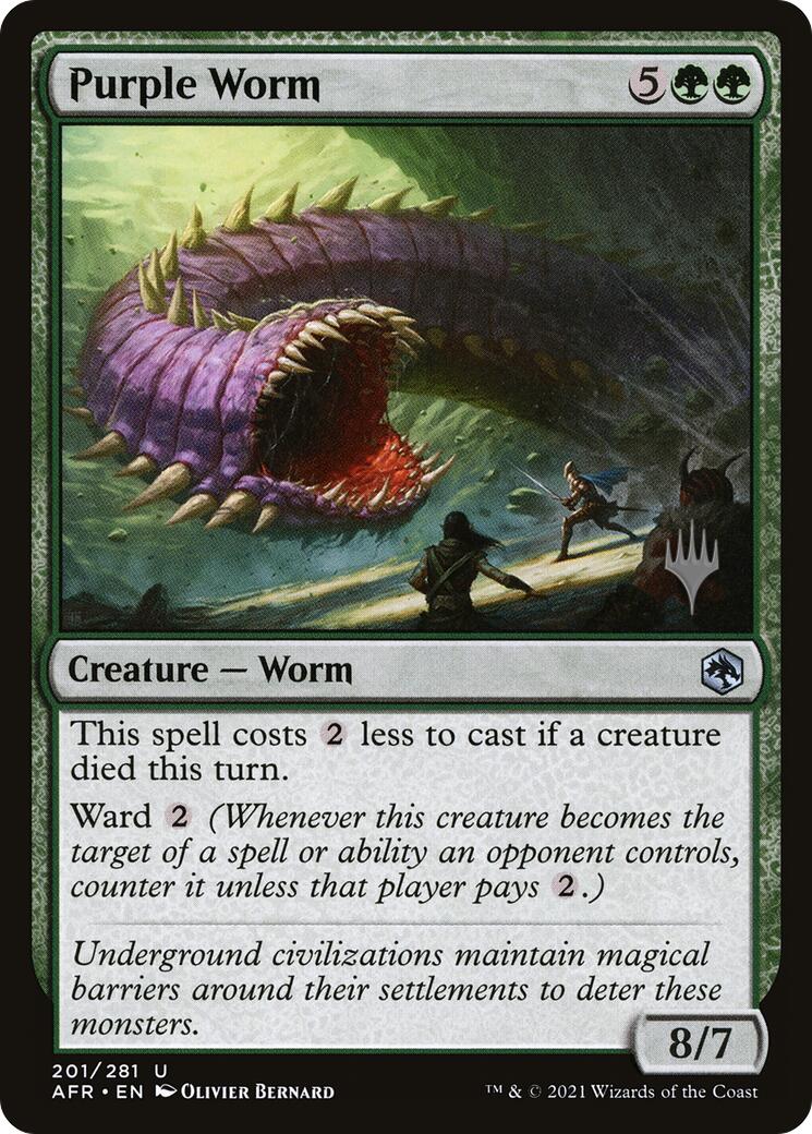 Purple Worm [Tarkir: Dragonstorm Promos] | Impulse Games and Hobbies