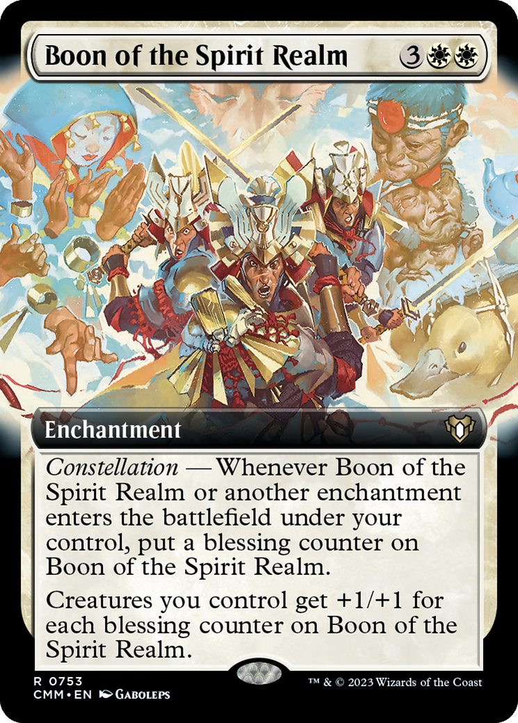 Boon of the Spirit Realm (Extended Art) [Commander Masters] | Impulse Games and Hobbies