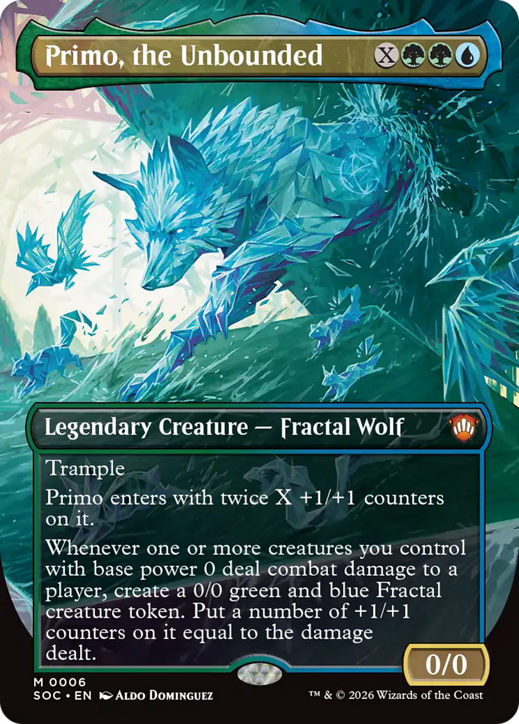 Primo, the Unbounded (Borderless) [Secrets of Strixhaven Commander] | Impulse Games and Hobbies