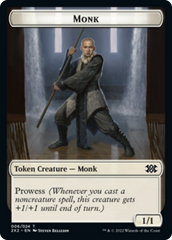 Spider // Monk Double-Sided Token [Double Masters 2022 Tokens] | Impulse Games and Hobbies