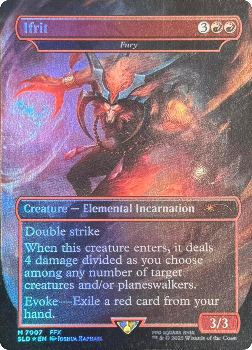 Ifrit - Fury (Rainbow Foil) [Secret Lair Drop Series] | Impulse Games and Hobbies