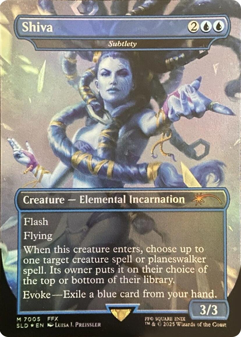 Shiva - Subtlety (Rainbow Foil) [Secret Lair Drop Series] | Impulse Games and Hobbies