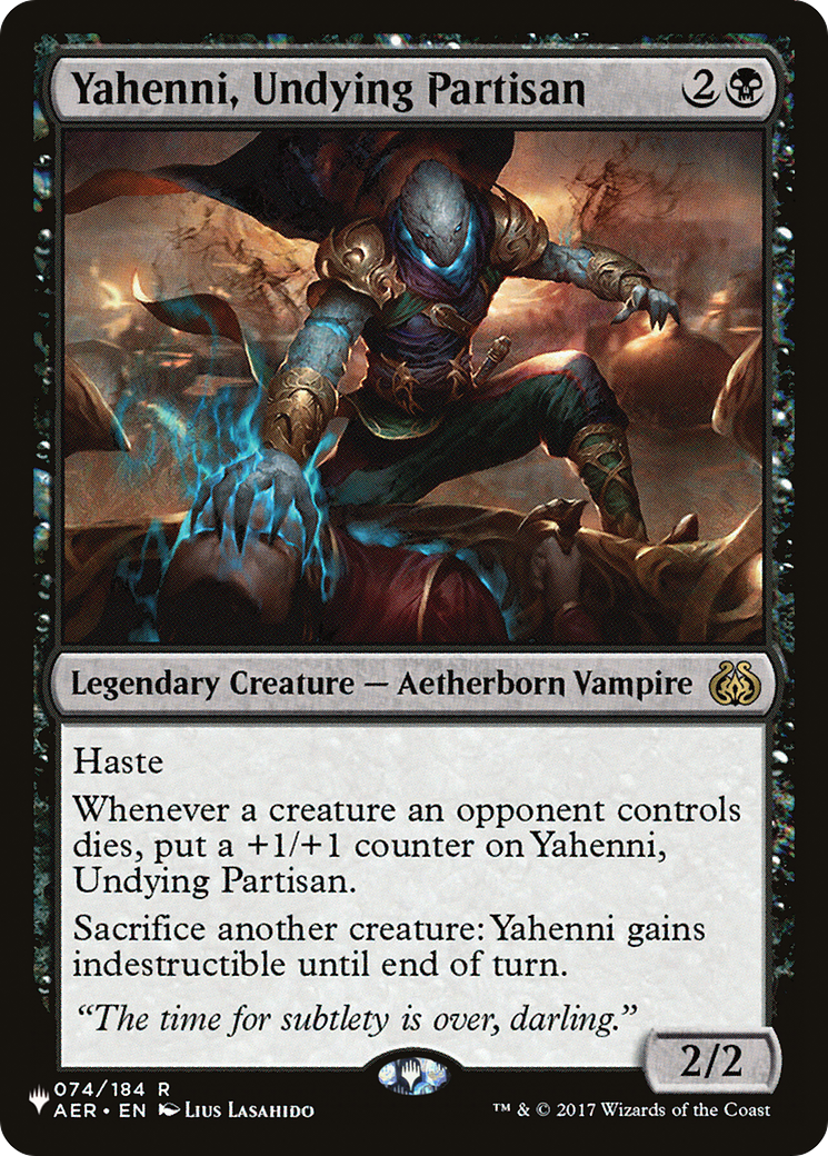 Yahenni, Undying Partisan [The List] | Impulse Games and Hobbies