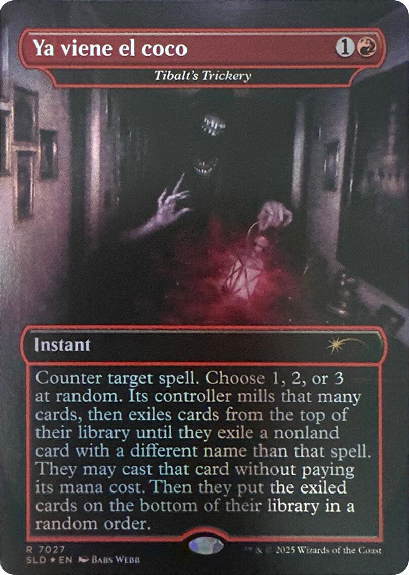 Ya viene el coco - Tibalt's Trickery (Rainbow Foil) [Secret Lair Drop Series] | Impulse Games and Hobbies
